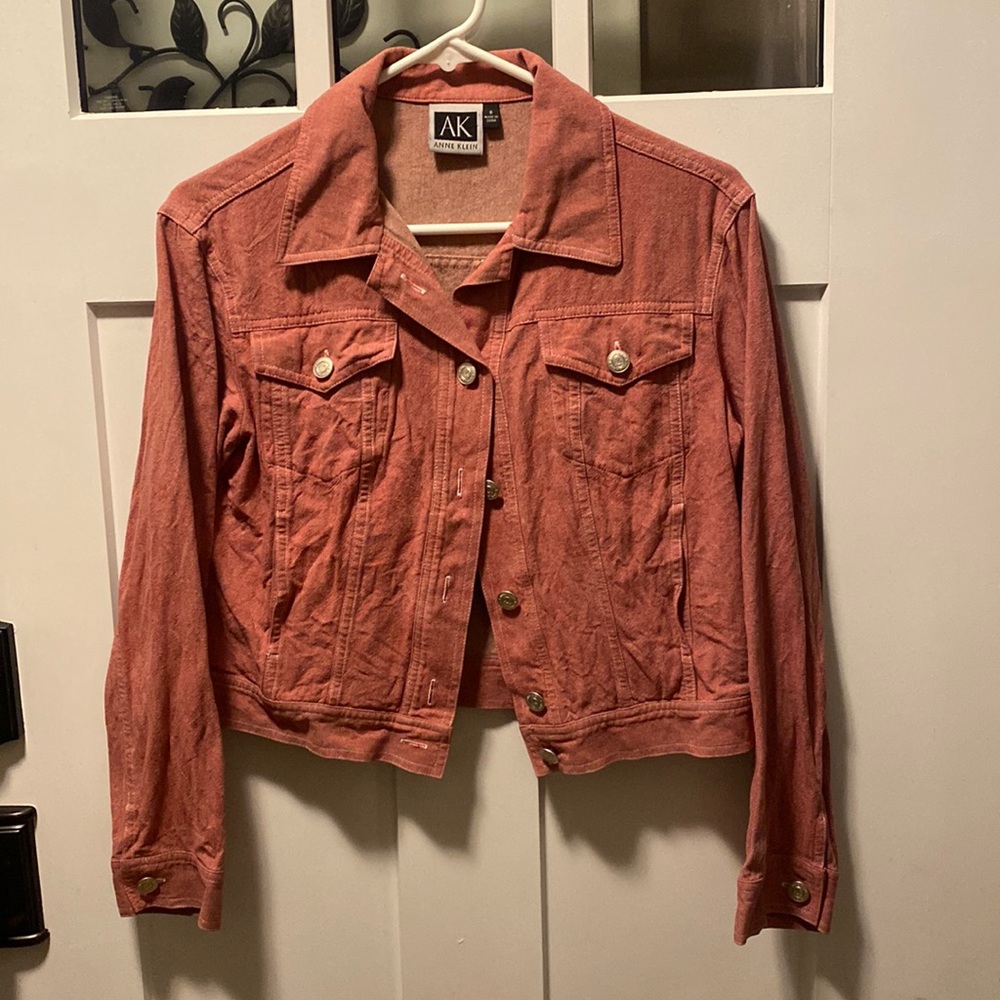 Anne Klein Button Up Jacket